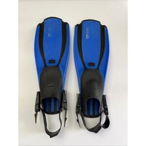 Mares Plana Avanti Open Heel Fins Small Blue and Black Used
